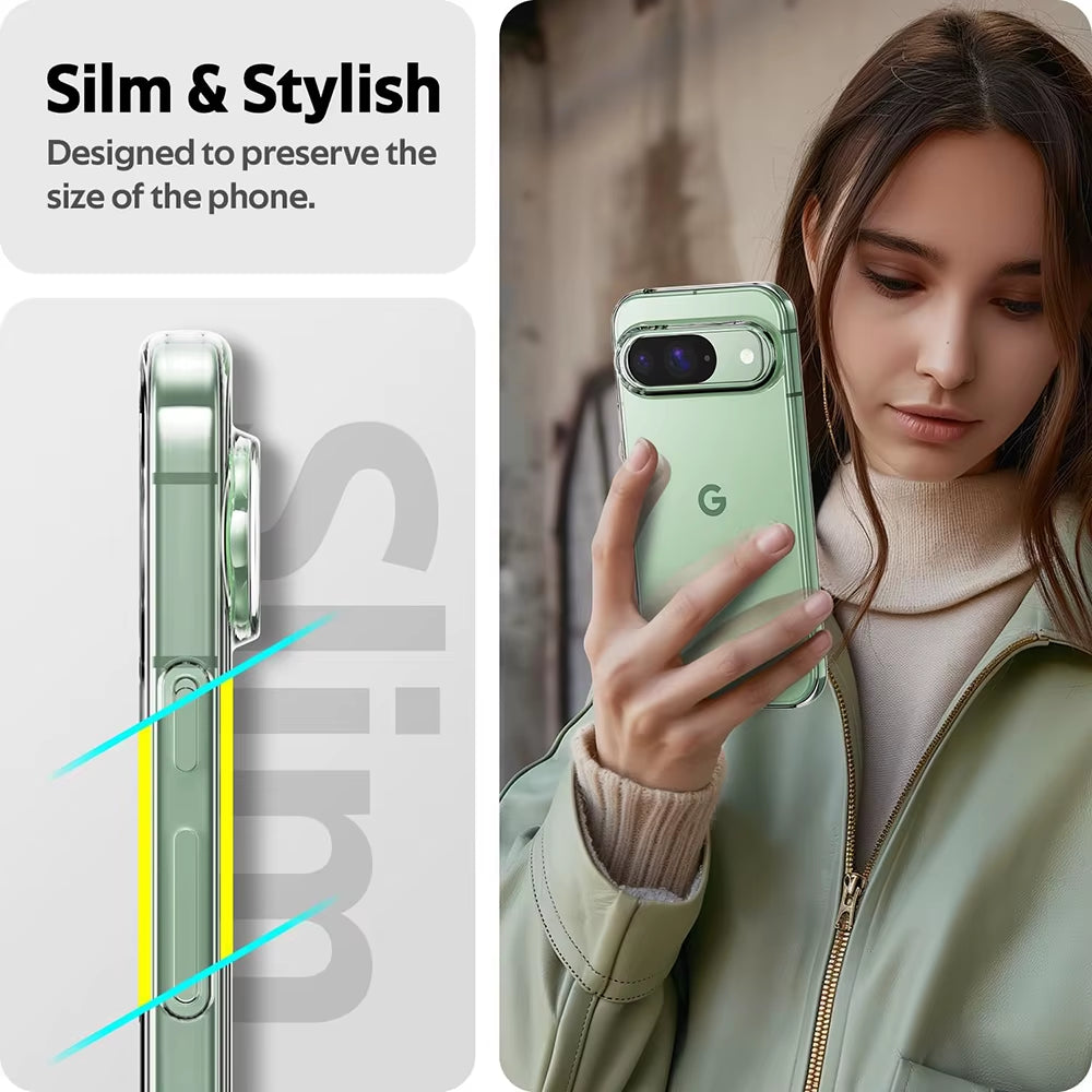 Silicone Soft Ultra Thin Case for Google Pixel 9 8A 8 7 7A 6A 6 Pro XL Clear Shell Transparent Back Cover for Google 8 a 9 XL